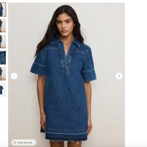 Veronica Beard NWT Felice Denim Mini Dress